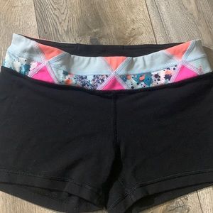 Girls Ivivva black reversible shorts